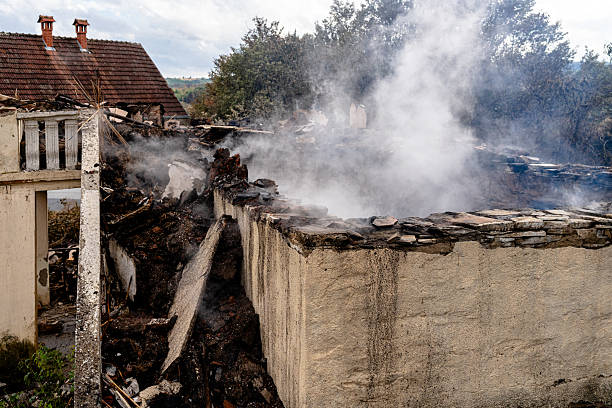 Professional Fire Damage Removal technician working in Gainesville, TX